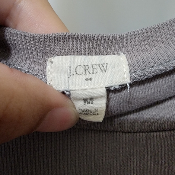 Gray J.Crew long sleeve - Picture 4 of 4